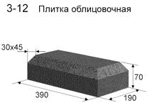 Плитка облицовочная
